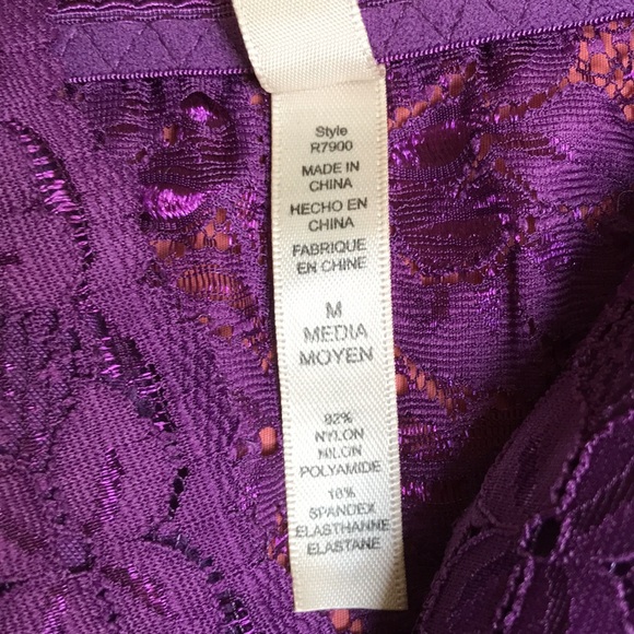 Rhonda Shear purple negligee - Picture 4 of 9